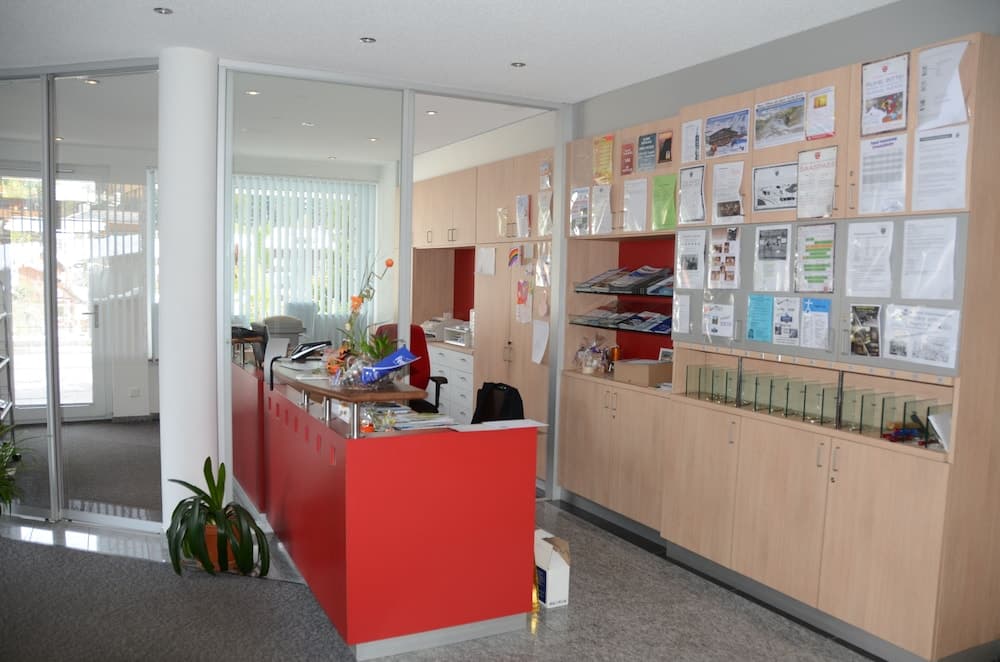 Interior entrance