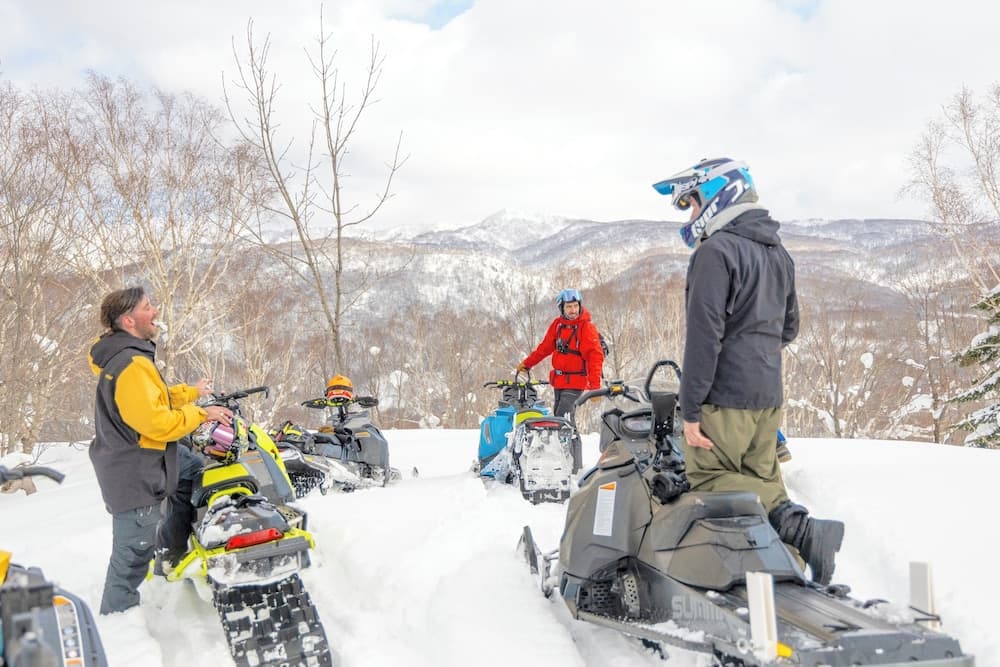 Snowmobiling