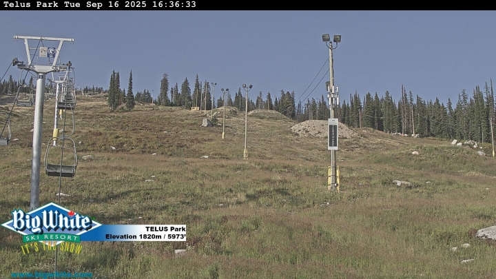 Big White Ski Resort TELUS Park Cam