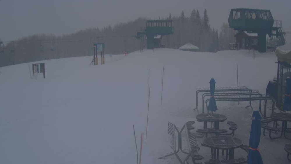 Umbrella Bar at Ten Peaks stream
