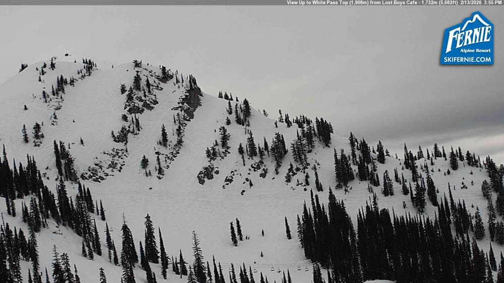White Pass Chair: View up to White Pass Top