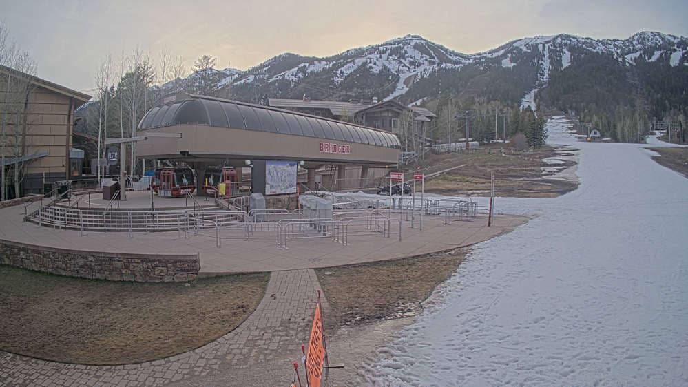 Jackson Hole - Base of Bridger Gondola Webcam