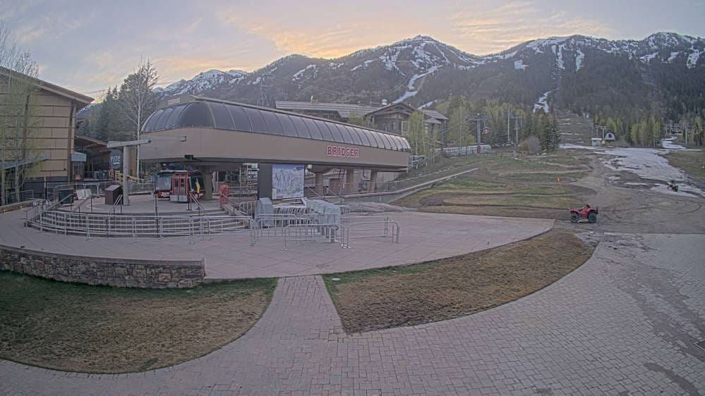 Jackson Hole - Base of Bridger Gondola Webcam
