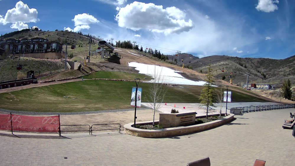 Canyons Village Ski Beach