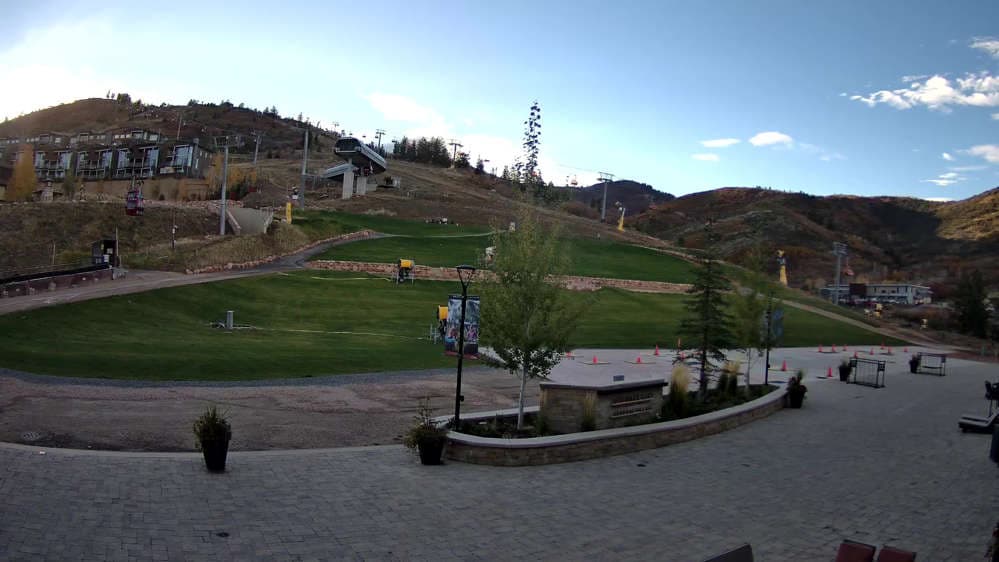Canyons Village Ski Beach