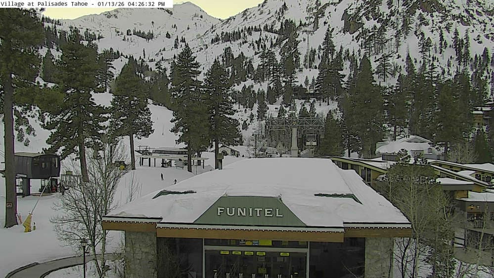 Palisades Tahoe - Olympic Valley Base 6200' Cam