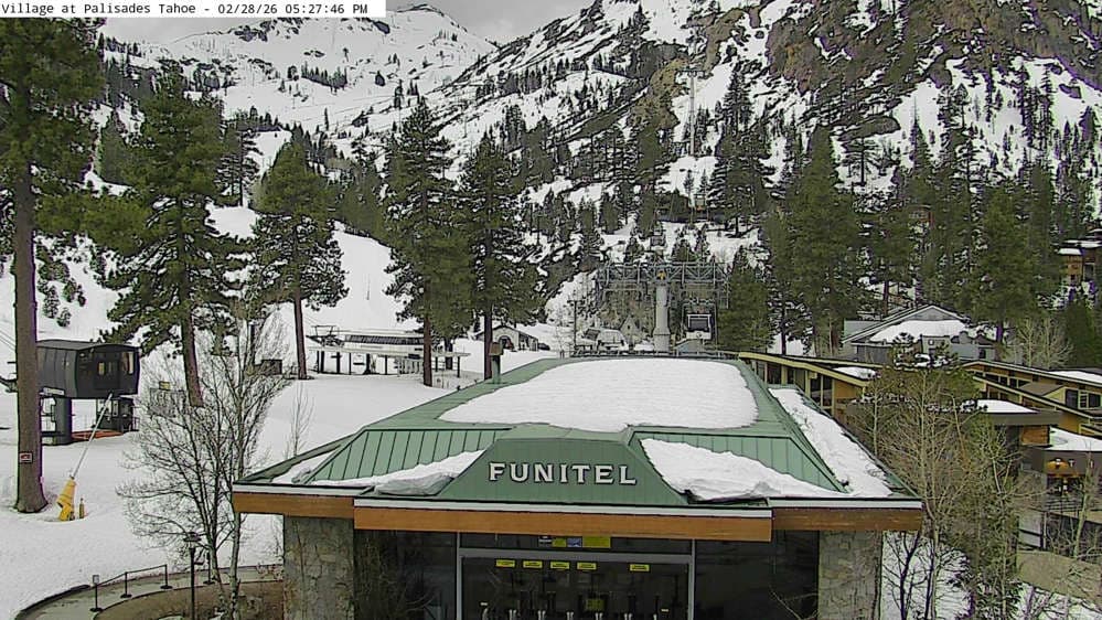 Palisades Tahoe - Olympic Valley Base 6200' Cam