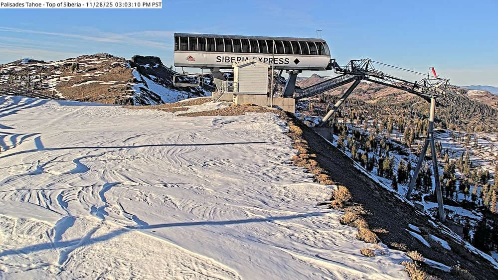 Palisades Tahoe - Siberia Cam