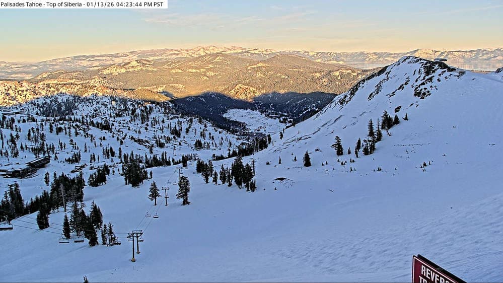 Palisades Tahoe - Siberia Cam