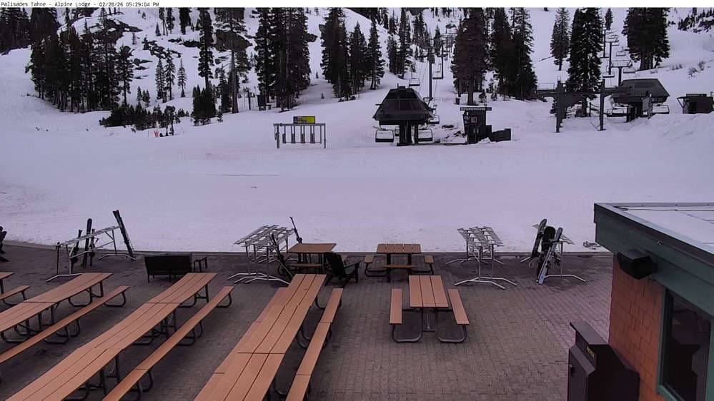 Palisades Tahoe - Alpine Peak Cam