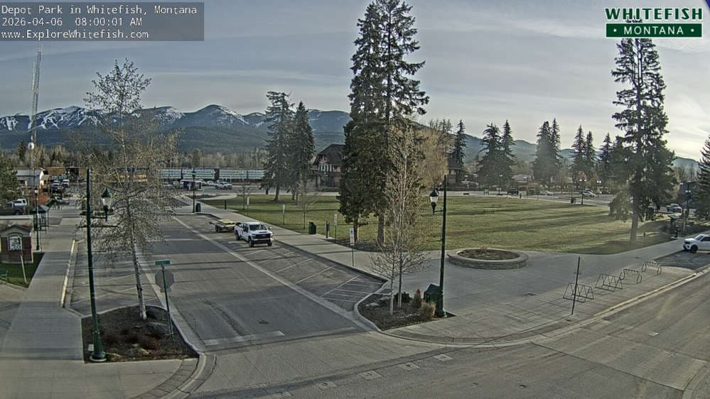 Whitefish - Whitefish Depot Park Webcam