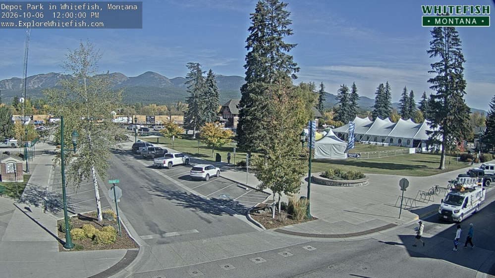Whitefish - Whitefish Depot Park Webcam