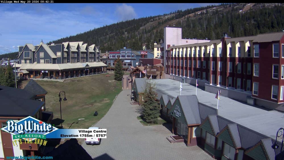 Big White Ski Resort Village Centre Cam