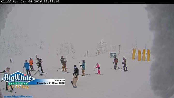 Big White Ski Resort cliff webcam