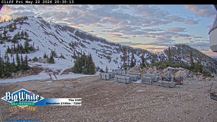 Big White Ski Resort cliff webcam