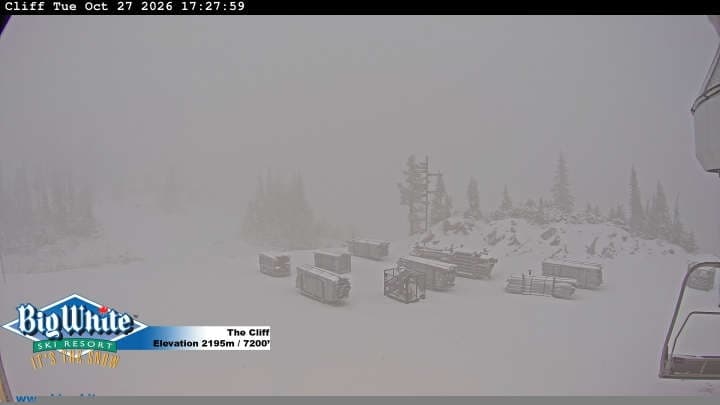 Big White Ski Resort cliff webcam