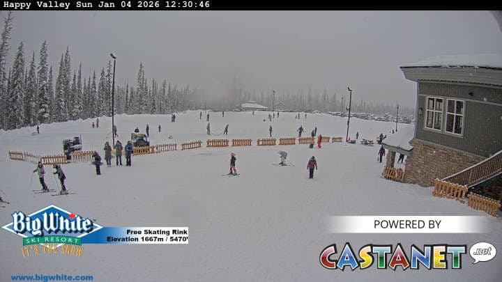 Big White Ski Resort Happy Valley Cam
