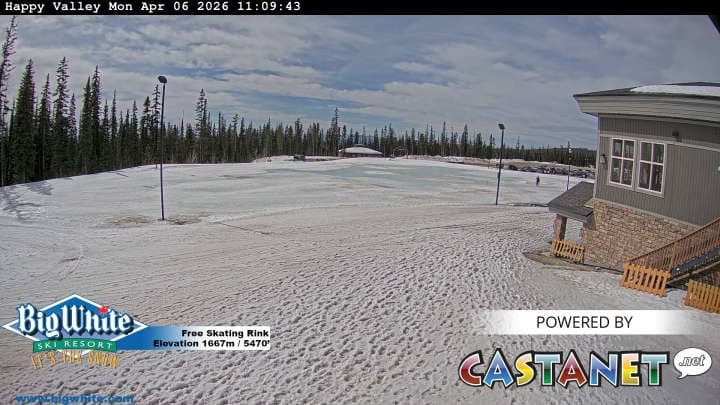 Big White Ski Resort Happy Valley Cam