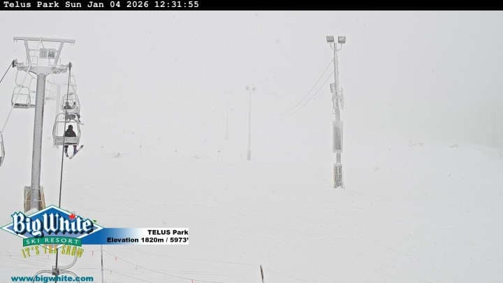 Big White Ski Resort TELUS Park Cam