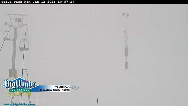 Big White Ski Resort TELUS Park Cam