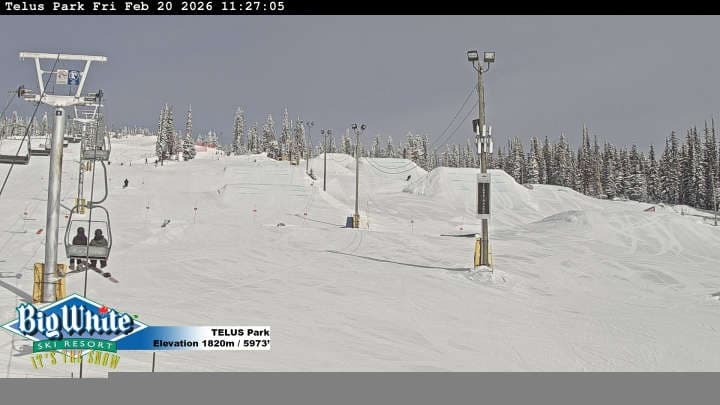 Big White Ski Resort TELUS Park Cam