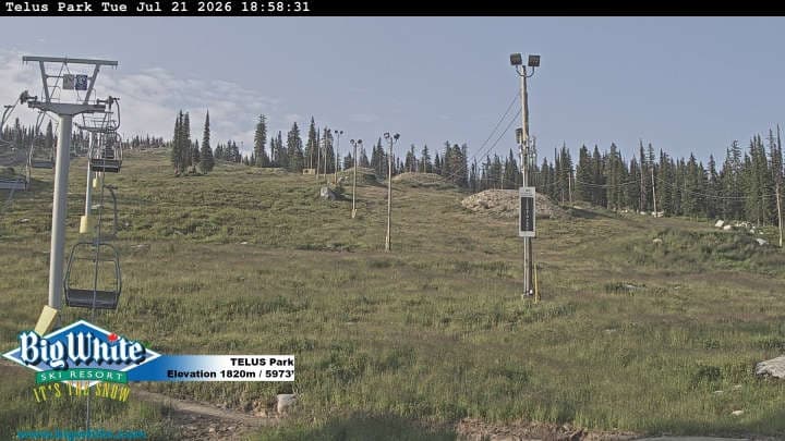 Big White Ski Resort TELUS Park Cam