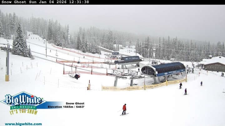 Big White Ski Resort Snow Ghost Cam
