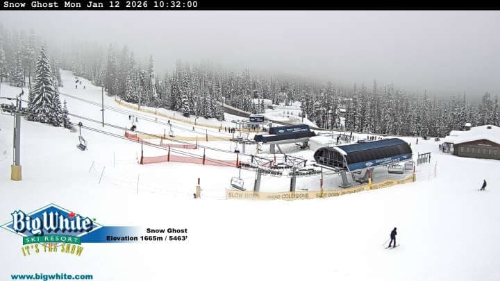 Big White Ski Resort Snow Ghost Cam