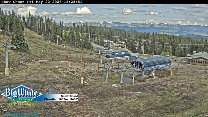 Big White Ski Resort Snow Ghost Cam