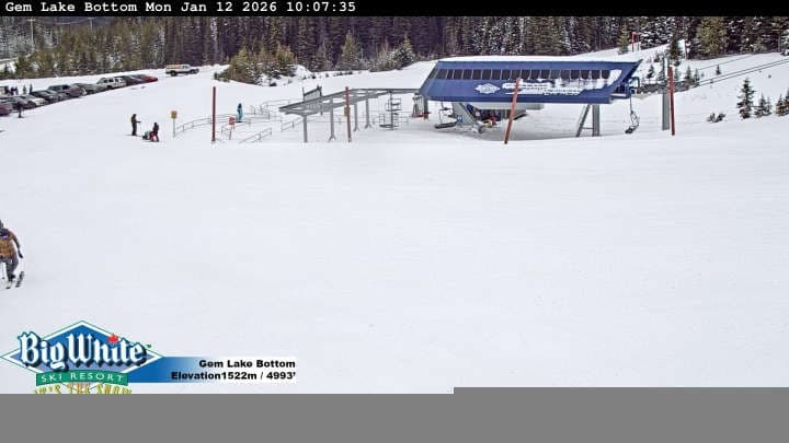 Big White Ski Resort Gem Lake Bottom