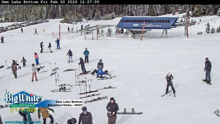 Big White Ski Resort Gem Lake Bottom