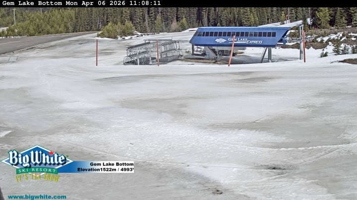 Big White Ski Resort Gem Lake Bottom