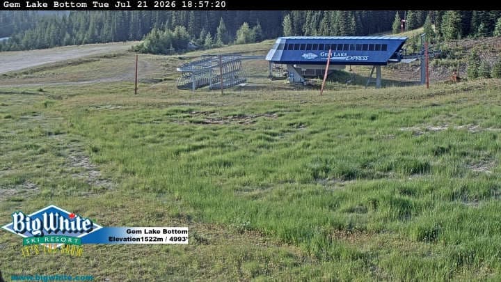 Big White Ski Resort Gem Lake Bottom