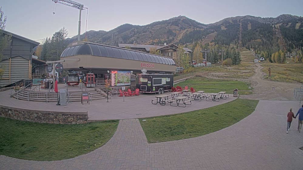 Jackson Hole - Base of Bridger Gondola Webcam