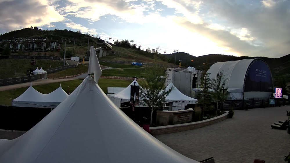 Canyons Village Ski Beach