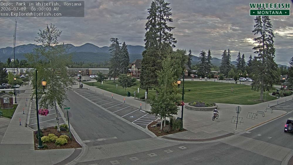 Whitefish - Whitefish Depot Park Webcam