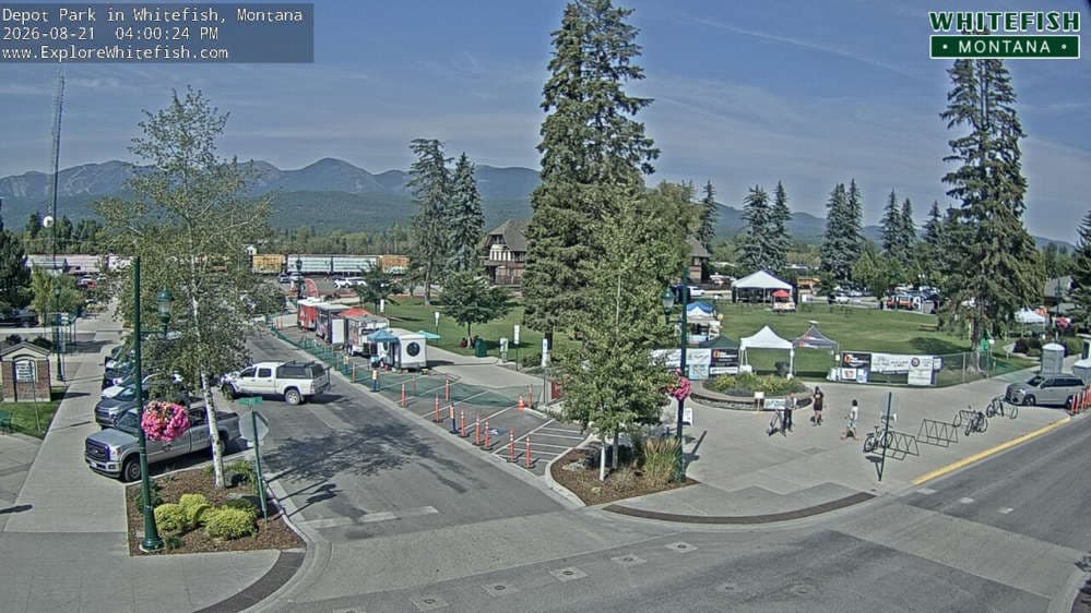 Whitefish - Whitefish Depot Park Webcam
