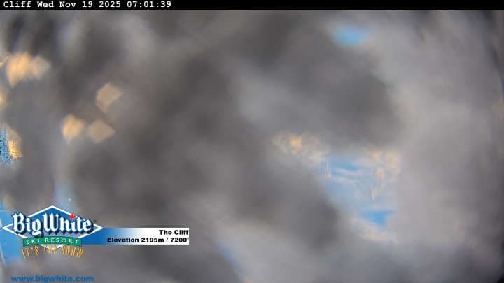 Big White Ski Resort cliff webcam