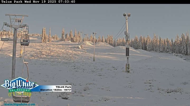 Big White Ski Resort TELUS Park Cam