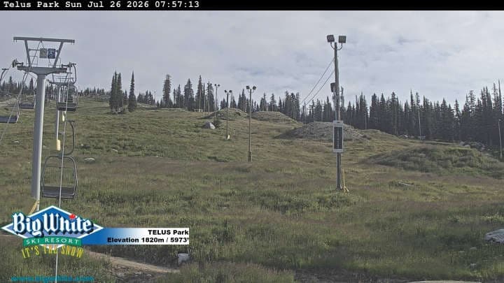 Big White Ski Resort TELUS Park Cam