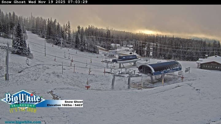 Big White Ski Resort Snow Ghost Cam