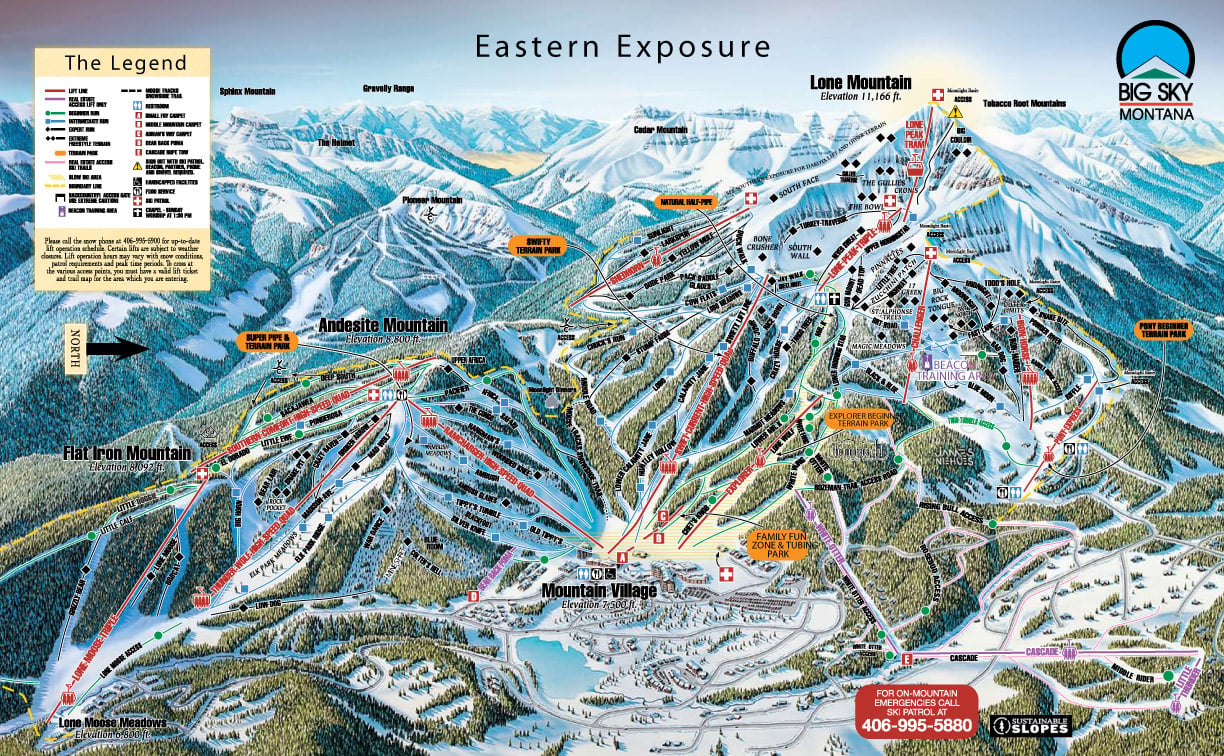 Keystone Mountain Interactive Map